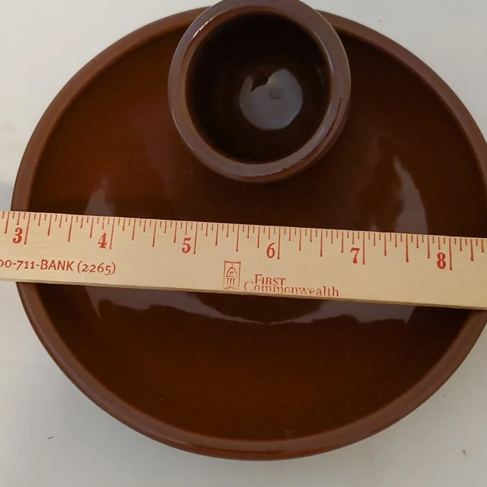 Williams Sonoma 2 Brown Olive Bowls